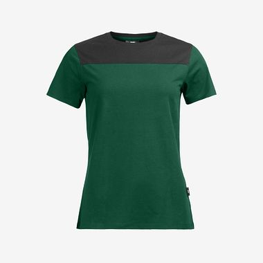 KIRA Damen T-Shirt grün-schwarz